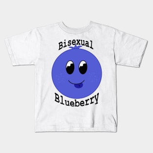 Bisexual Blueberry Kids T-Shirt